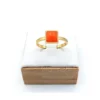 Bague en acier inoxydable Eclat d'Orange