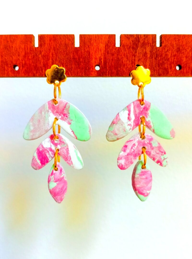 Boucles d’oreilles Amour Pastel