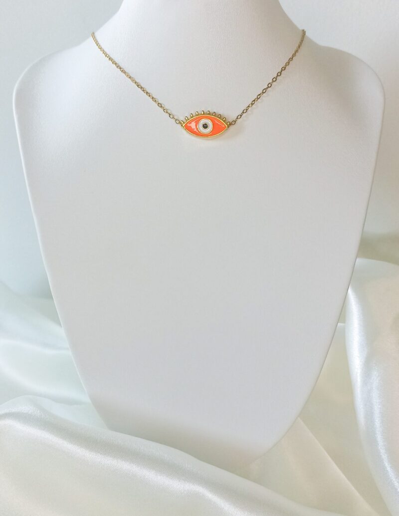Collier Œil Orange