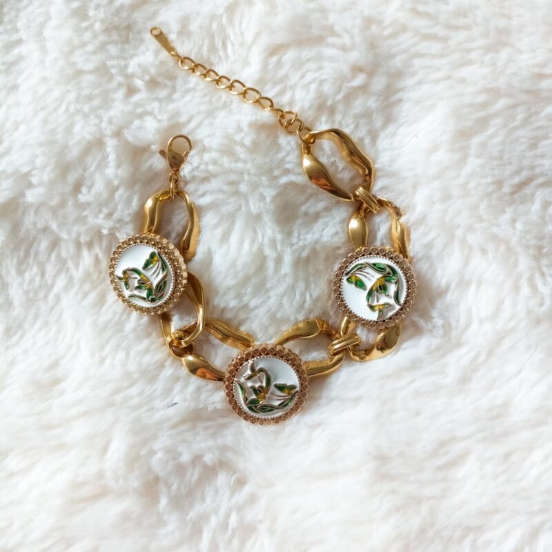 Bracelet Vintage Feuillage