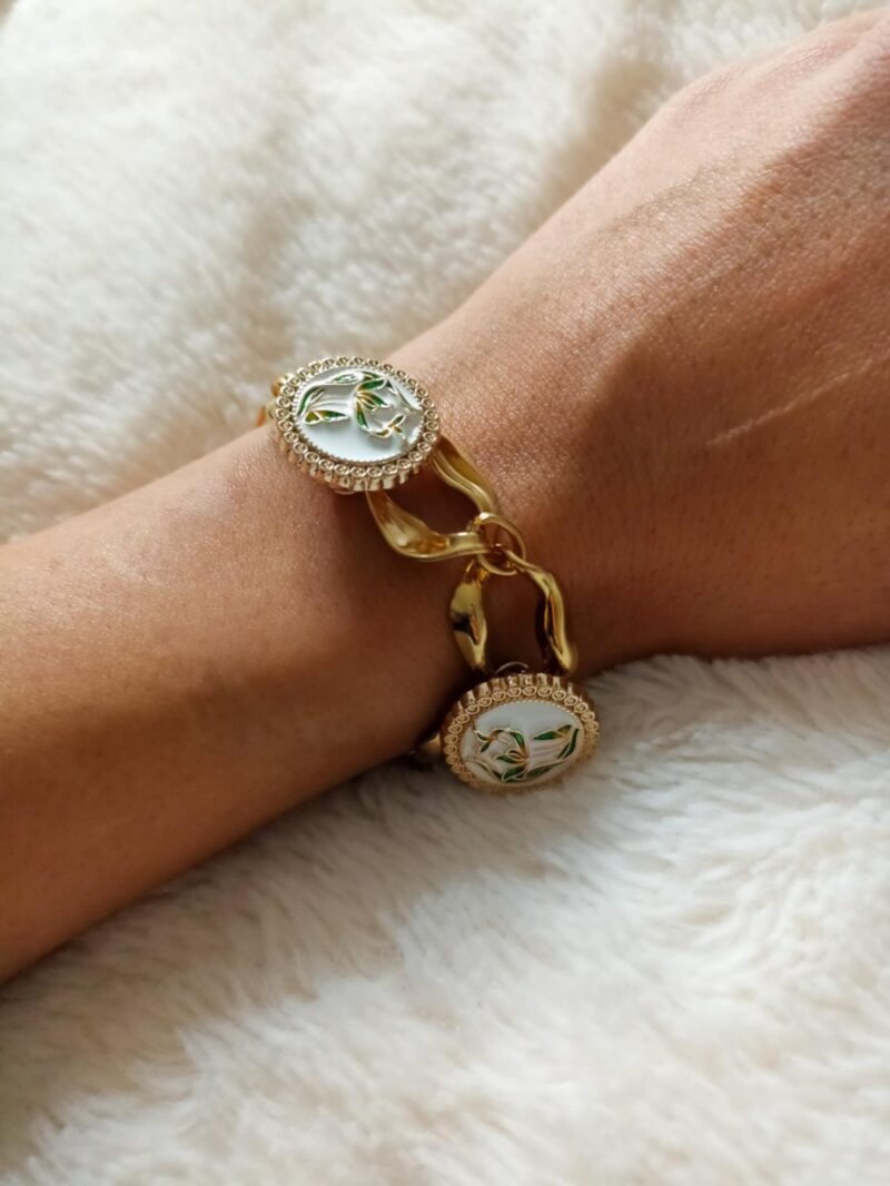 Bracelet Vintage Feuillage