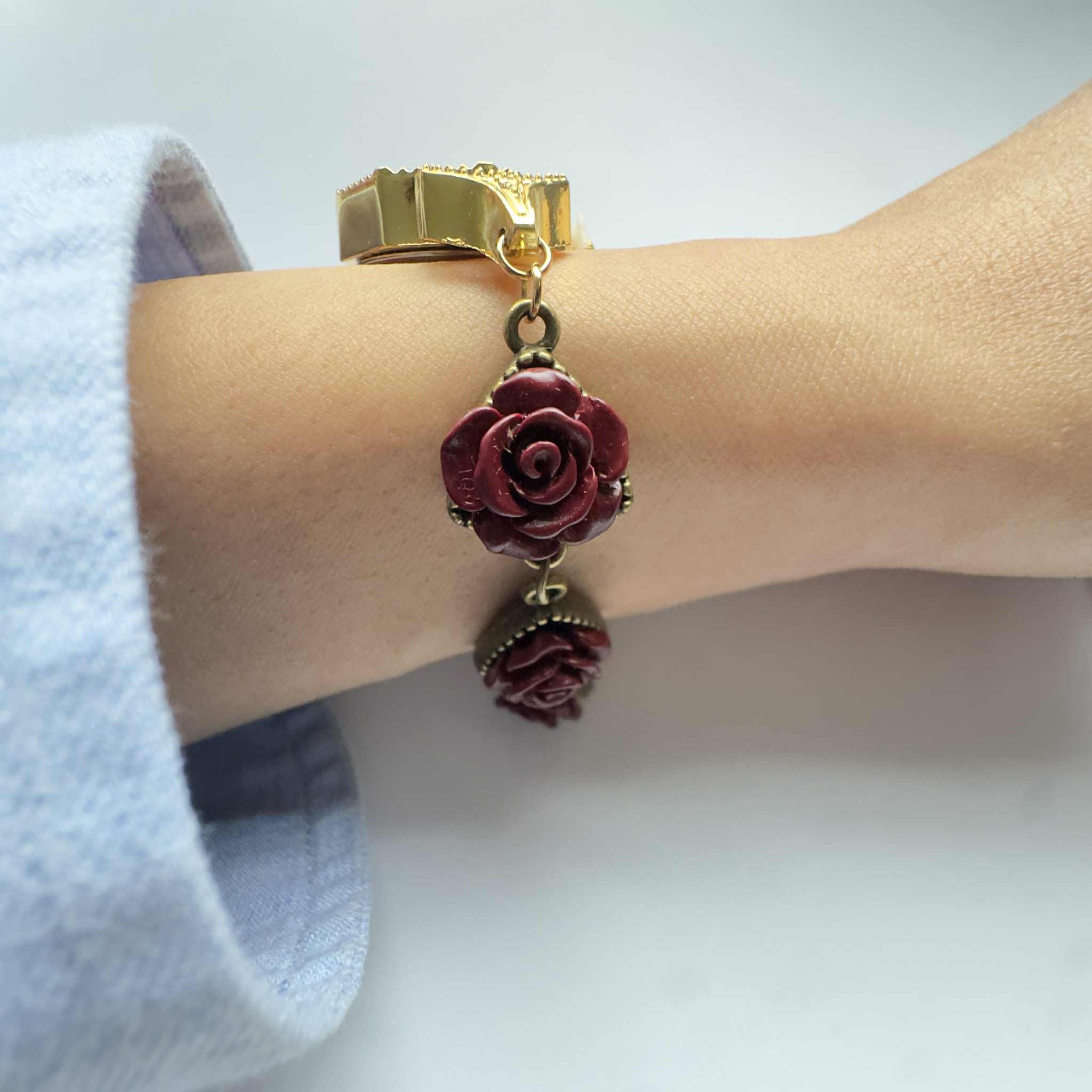 Montre Bracelet Rose d’Antan – Image 4