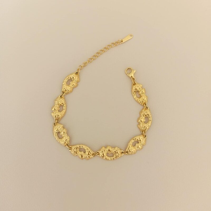 Bracelet Acier Inoxydable – Chaîne Sculptée