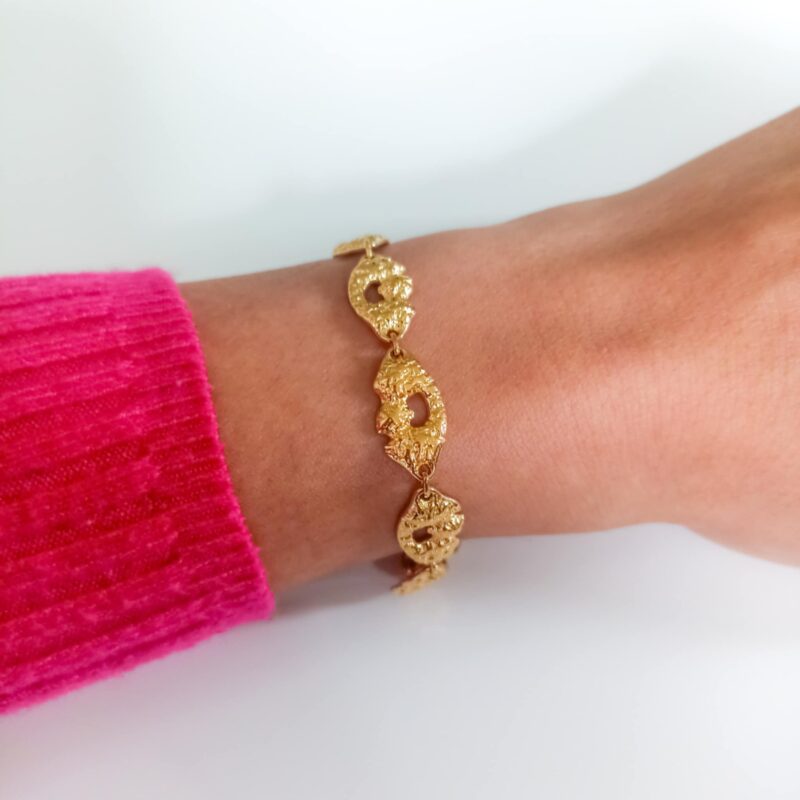 Bracelet Acier Inoxydable – Chaîne Sculptée – Image 2