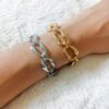 Bracelet en Acier Inoxydable – Mailles Ovales
