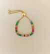 Bracelet Acier Inoxydable - Rivière Multicolore