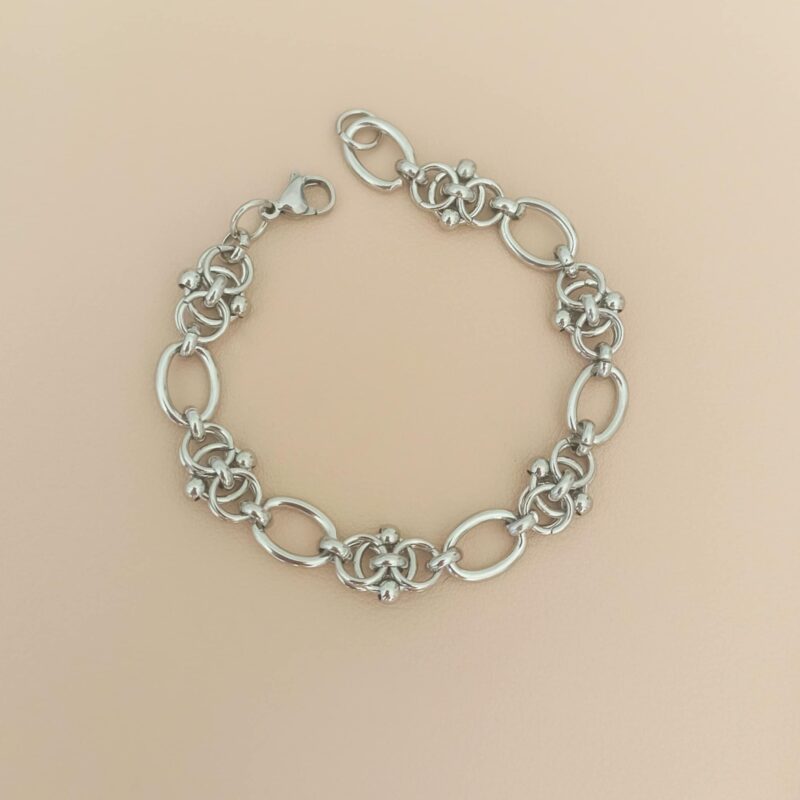 Bracelet Acier Inoxydable – Nœuds d’Argent