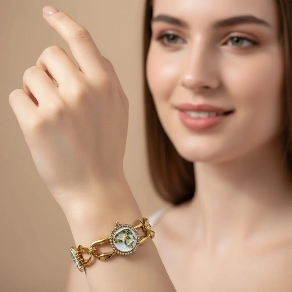 Bracelet Vintage Feuillage – Image 2