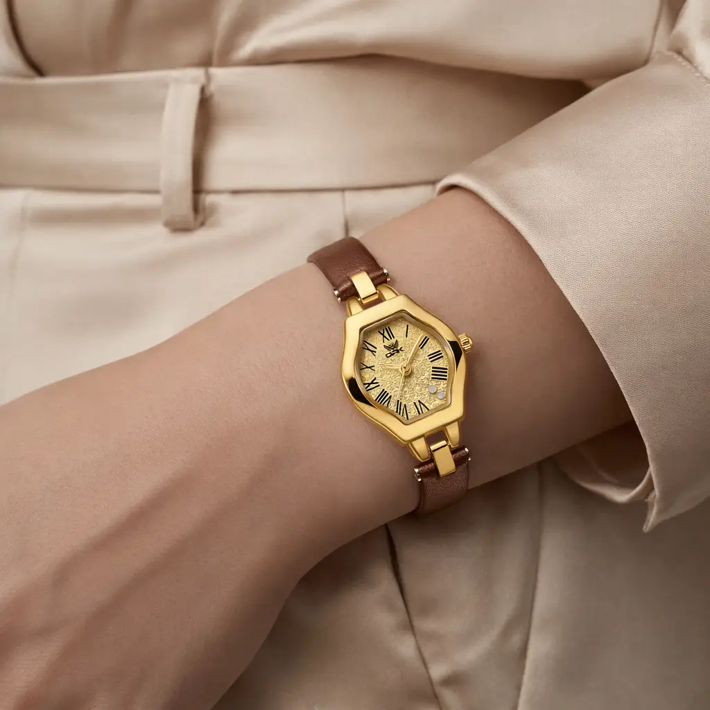 Montre Fine Vintage - Marron