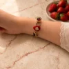Montre Bracelet Rouge Grenade
